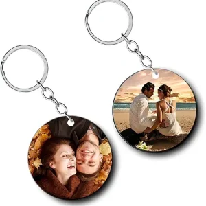 MemoryMates – Custom Photo Keychains Made with Premium Metal Plate (1-Pc)
