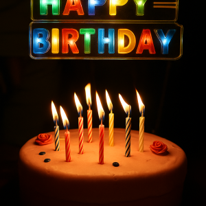 Happy Birthday LED Party Lights – Festive Glow for Celebrations