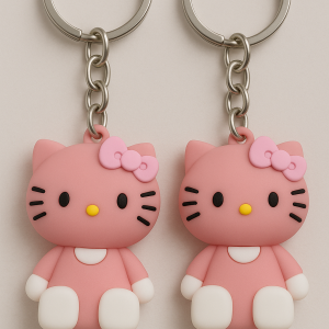 Big & Bold Keychains – Doremi, Spiderman, Pink Teddy Bear (2-Pcs)
