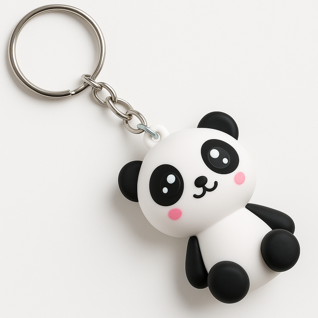 Adorable Panda Keychain – Your Pocket-Sized Cuddle Buddy (1-Pc)