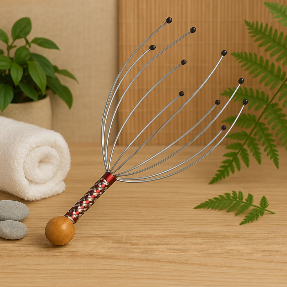 PureRelax Handheld Scalp Massager – Stress Relief & Relaxation