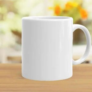 Elegant White Ceramic Mug 320ml – For Coffee, Tea & Creativity
