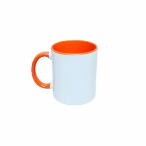 Personalized Inside & Handle Color Mug – Custom Photo/Text Print