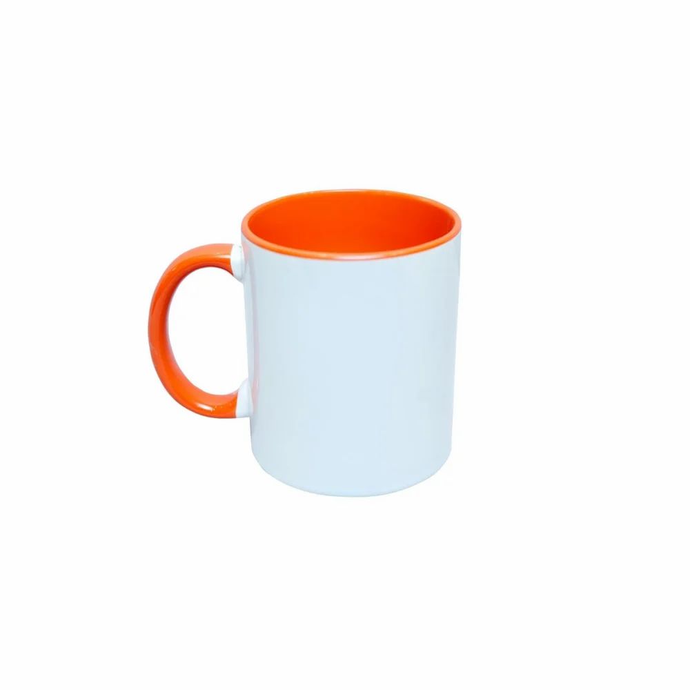 Personalized Inside & Handle Color Mug – Custom Photo/Text Print
