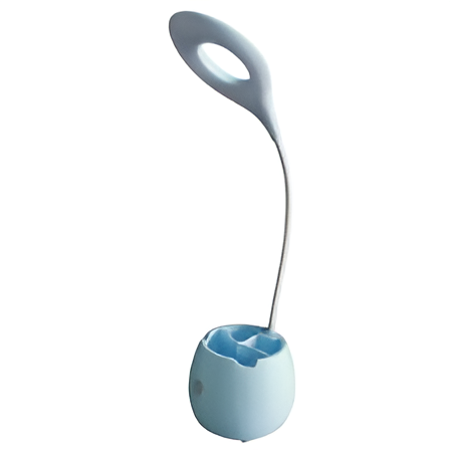 2-in-1 Design – LED desk lamp with integrated pen holder (1- pc)