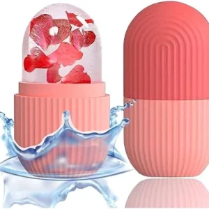 Crystal Cool Beauty Roller – Reusable Ice Facial & Eye Massager with Premium Storage Case (1-Pc)