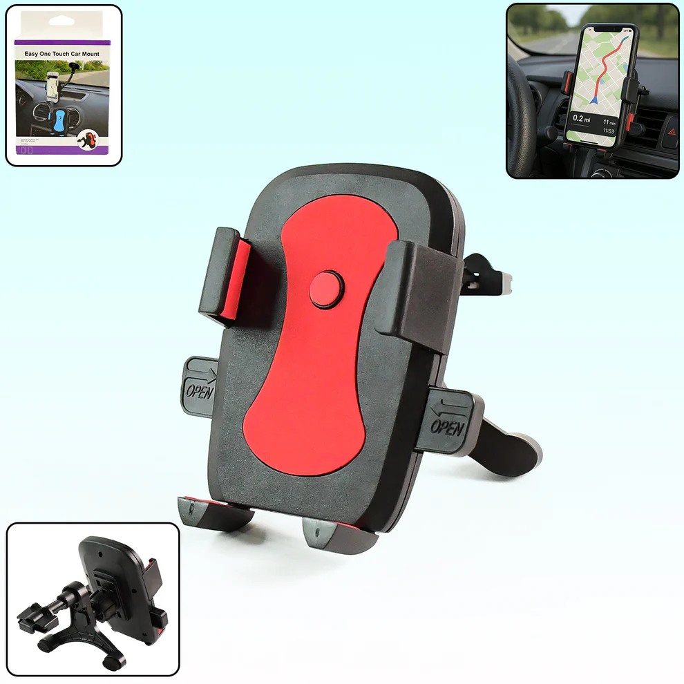 DriveGrip One-Touch Car Mount – Secure & Effortless Mobile Holder (1 Pc)