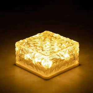 ChillRay Solar Ice Light – Decorative Garden Cube for Night & Holiday Use (1-Pc)