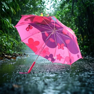 RainBuddy 3D Kids Umbrella – Adorable Cartoon Canopy for Rainy Adventures