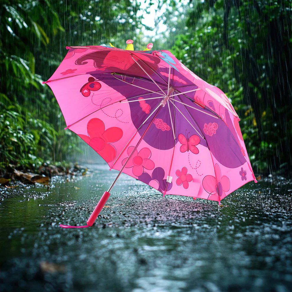 RainBuddy 3D Kids Umbrella – Adorable Cartoon Canopy for Rainy Adventures