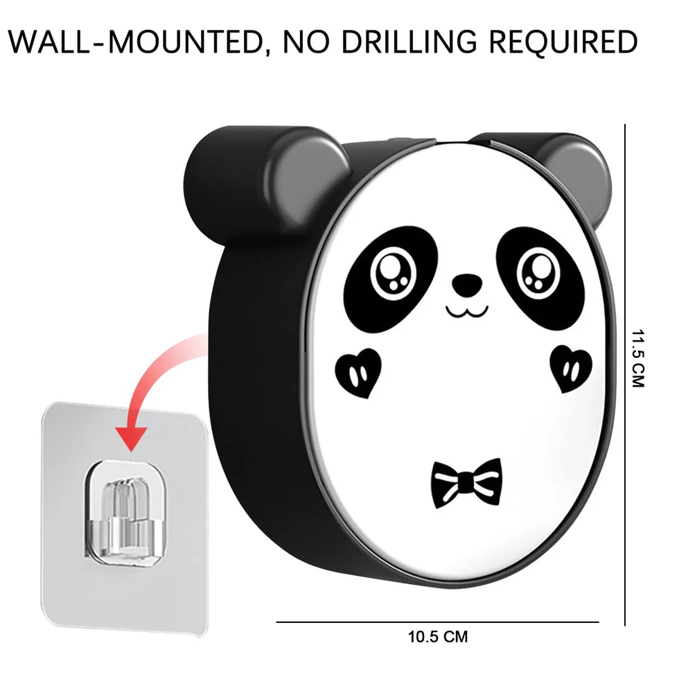PandaPod Wall Soap Case – Cute Flip-Top Holder with Drain