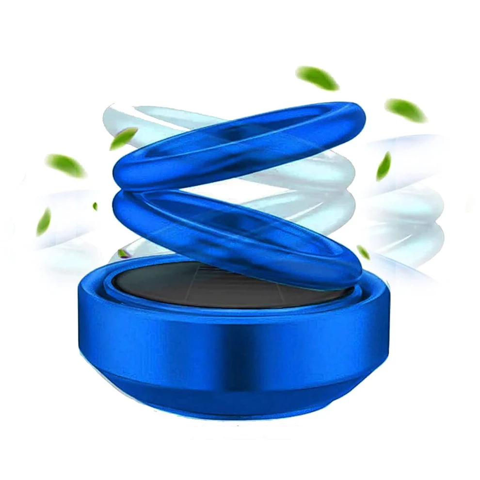 SolarScent Elite – High-End Alloy Car Aroma Diffuser with 360° Fragrance