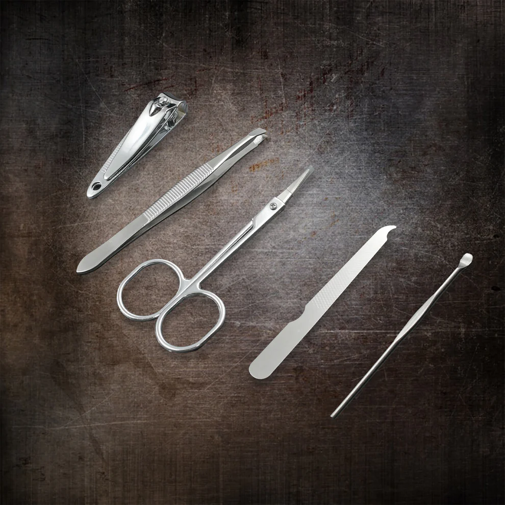NailEdge Pro Kit – 5 Stainless Steel Clippers for Full Nail Care