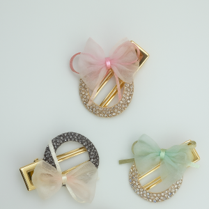 Sparkling Rhinestone Hair Claw Clip – No-Slip Grip Decorative Hair Accessory for Women & Girls (3 Pcs)