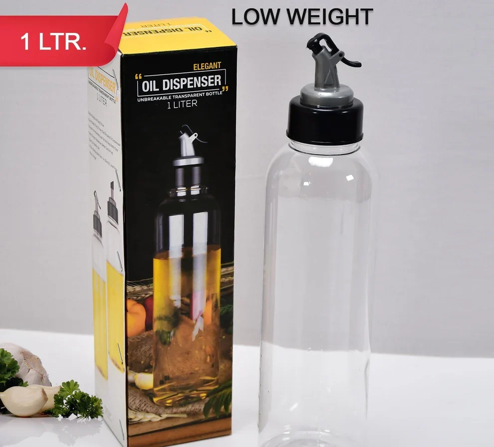 SmartSpout 1L Oil Dispenser – Sleek, Spill-Proof Kitchen Bottle